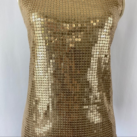NWOT Michael Michael Kors Sleeveless Sequins Top - Picture 3 of 9